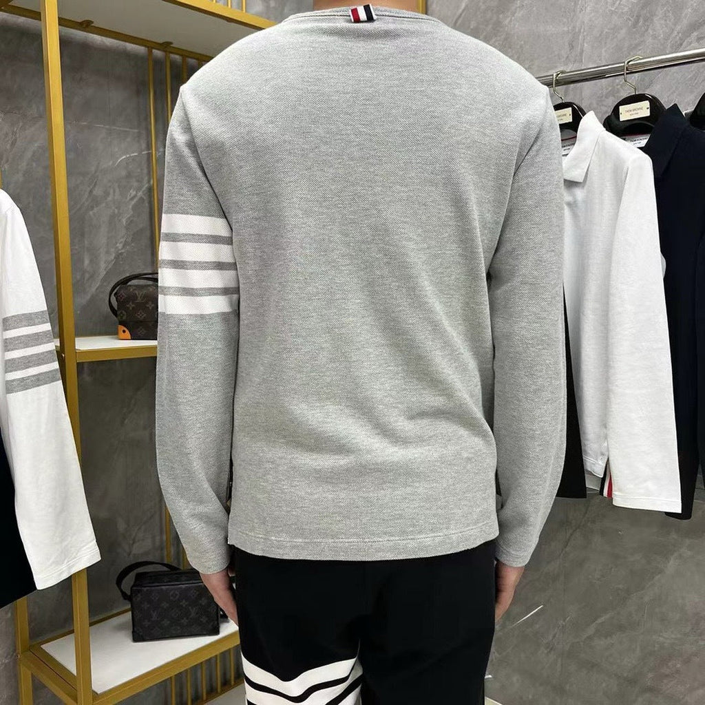 Classic Four-Bar Wool T-Shirt | Thom Browne