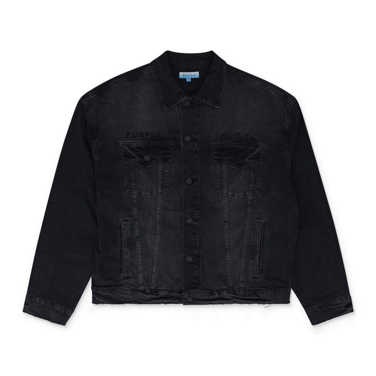 Black Purple x Blue Sky Trucker Jacket