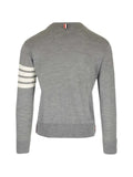 Thom Browne fine merino wool 4-Bar sweater