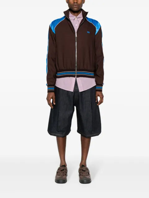 Wales Bonner Courage zip-up track jacket