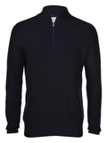Gran Sasso ribbed zip-neck sweater