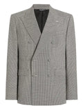 Dolce & Gabbana houndstooth double-breasted blazer