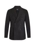 BOSS double-breasted textured blazer