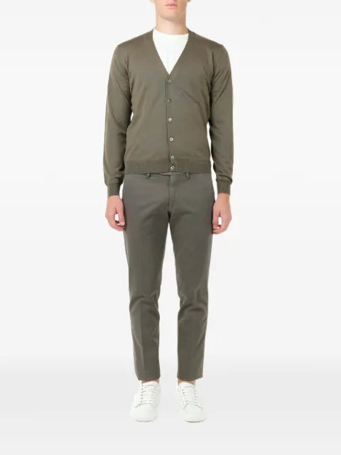 Al Duca D’Aosta 1902 V-neck ribbed-trim cardigan