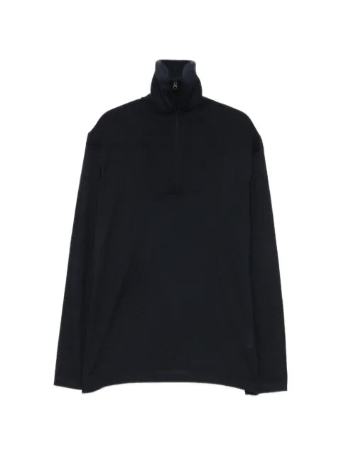 Lisa Yang quarter-zip long-sleeve sweater