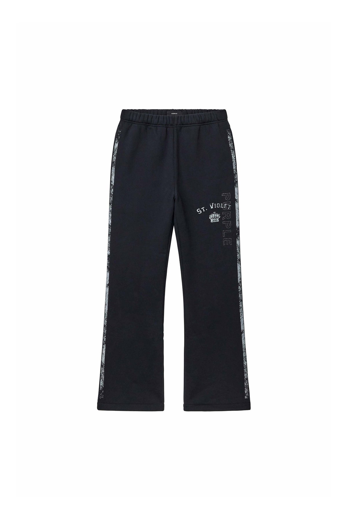 St. Violet Stripe Flare Sweatpant