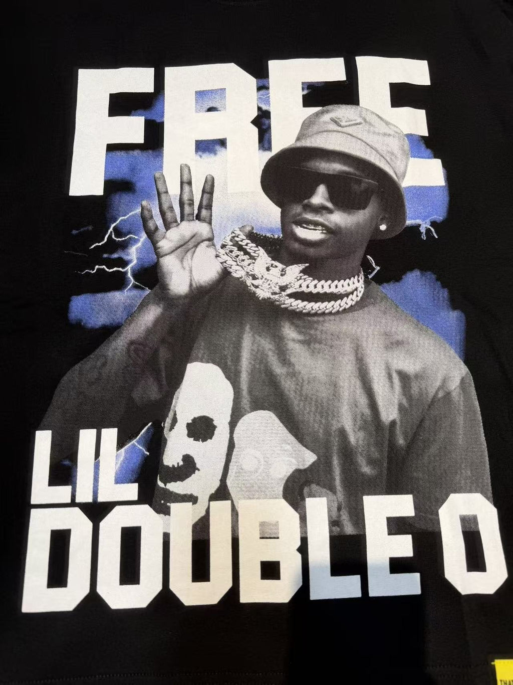 THAT'S A AWFUL LOT OF COUGH SYRUP White & Blue Graphic T-Shirt