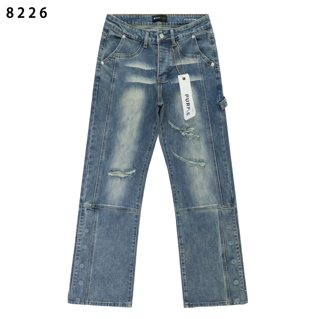 Purple Brand Washed Blue Denim Jeans