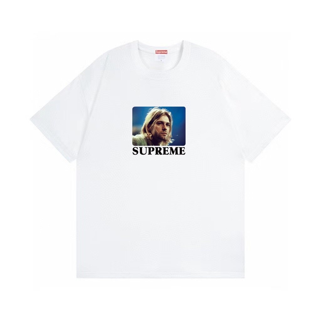 Supreme Kurt Cobain Portrait Graphic T-Shirt