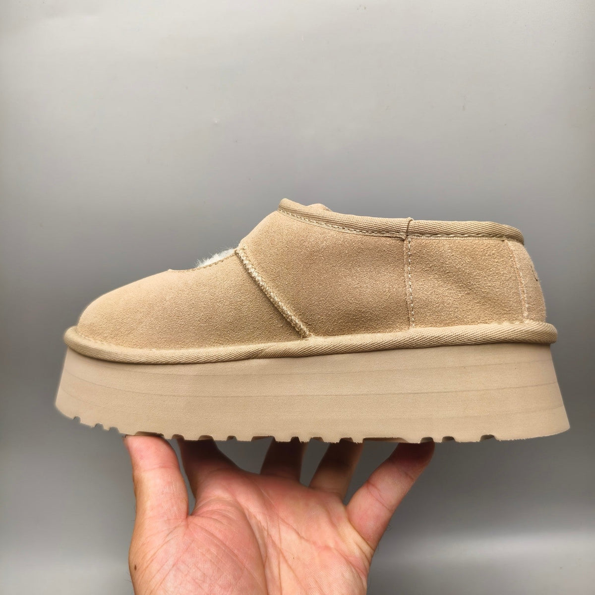 Sand Mary Jane Platform Fashion Shoes — New Arrival | In Stock