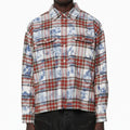 Purple Brand Plaid Embellished Shirt