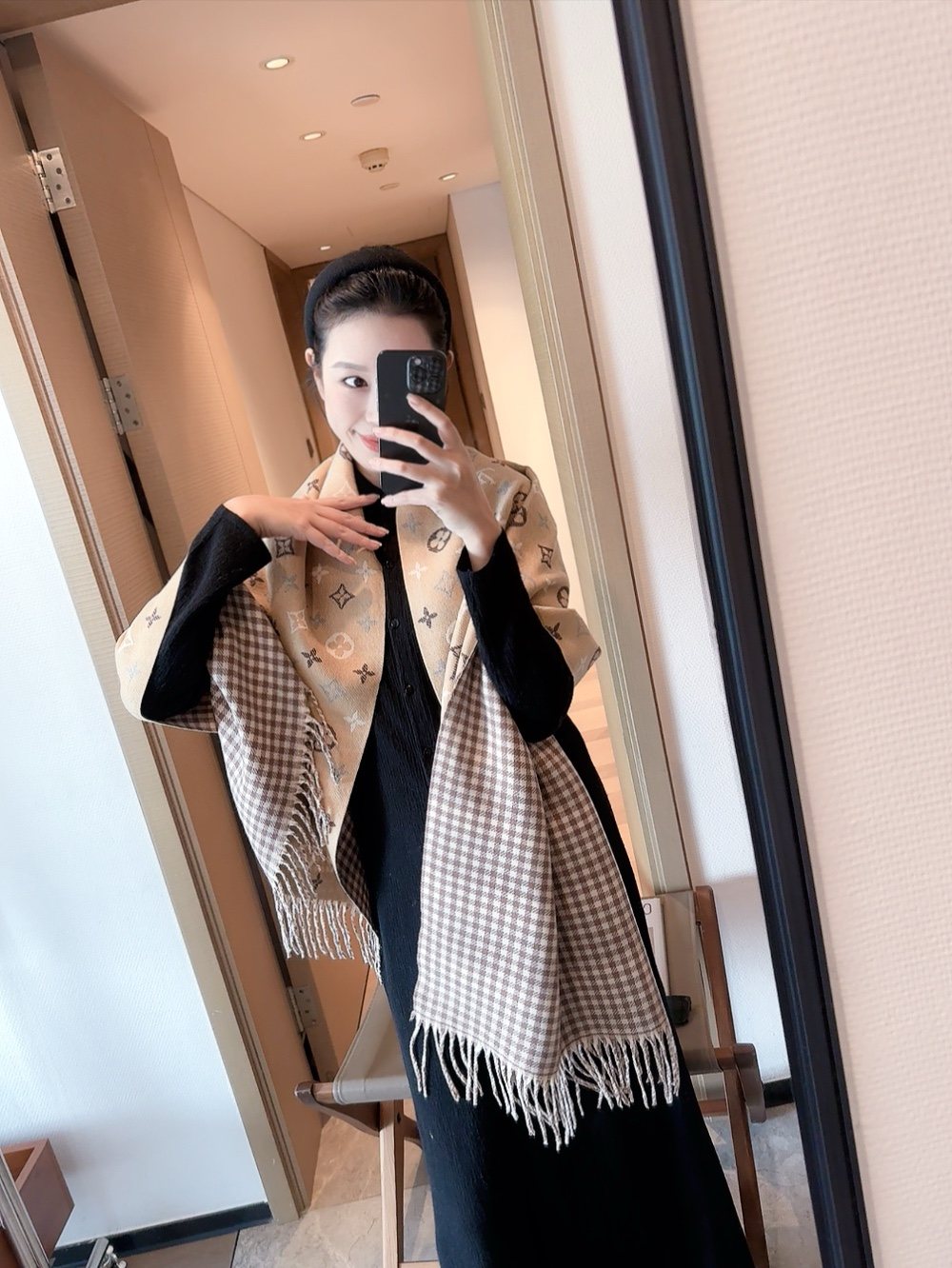 Louis Vuitton Reversible Monogram Scarf