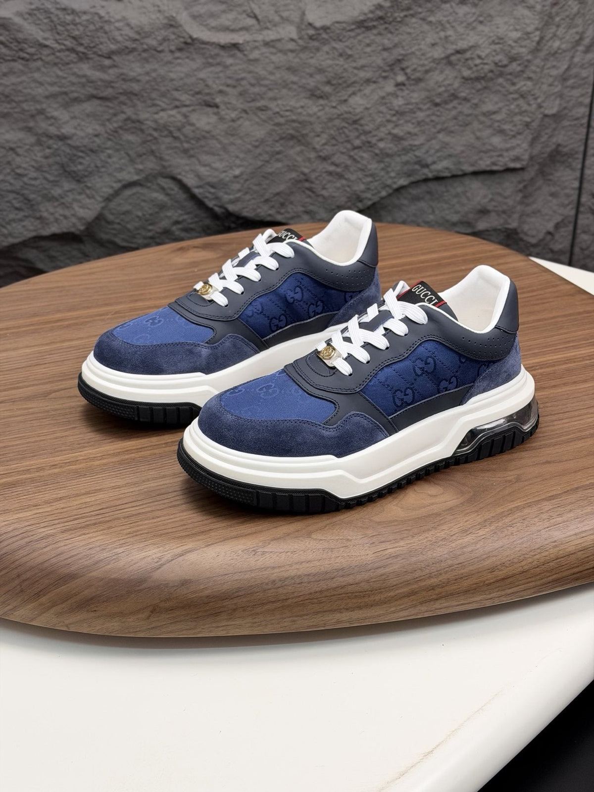 Gucci Paneled Low-Top Sneakers